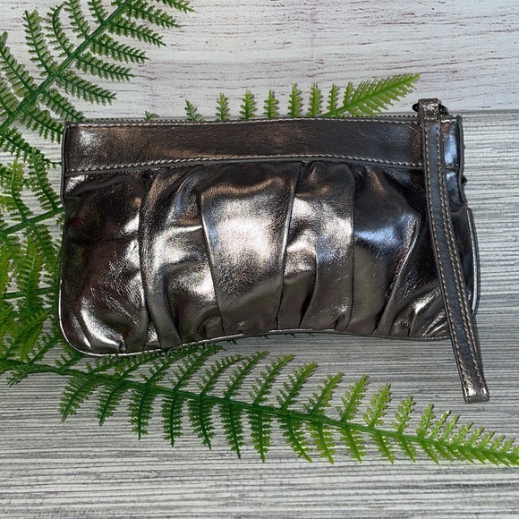 Express Silver Moto Clutch Wristlet - Picture 5 of 6